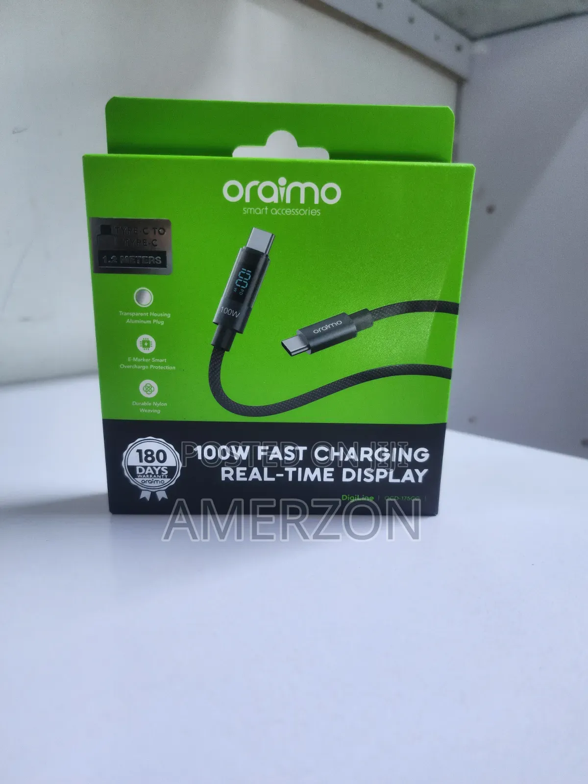 Oraimo Digiline 100w Type-C to Type-C Cable
