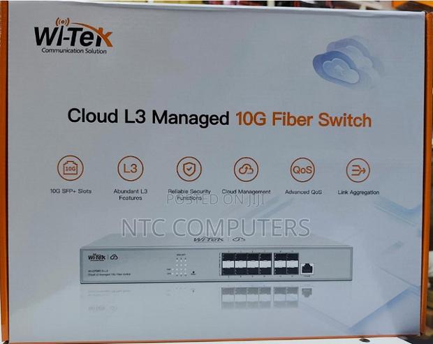 Wi-Tek Cloud L3 Managed 10g Fiber Switch
