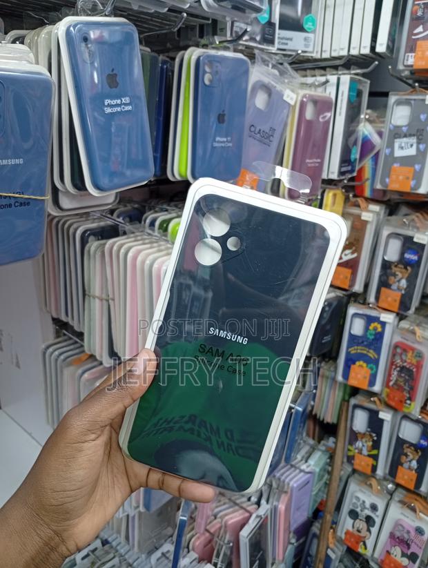 Samsung Galaxy A06 Black/Dark Green,Premium Liquid Silicone Material - thumbnail 2