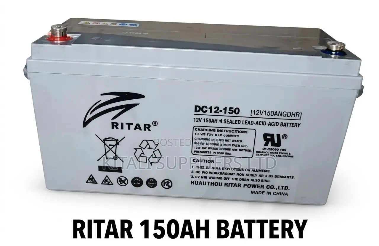 Ritar 150ah 12v Solar Gel Deep Cycle Battery
