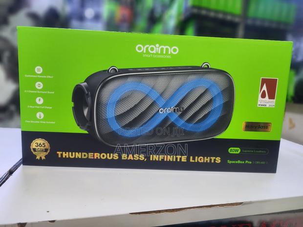 Oraimo Spacebox Pro 80w Karaoke-Support Wireless Speaker