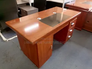 Clean Executive Director Office Desk Setup