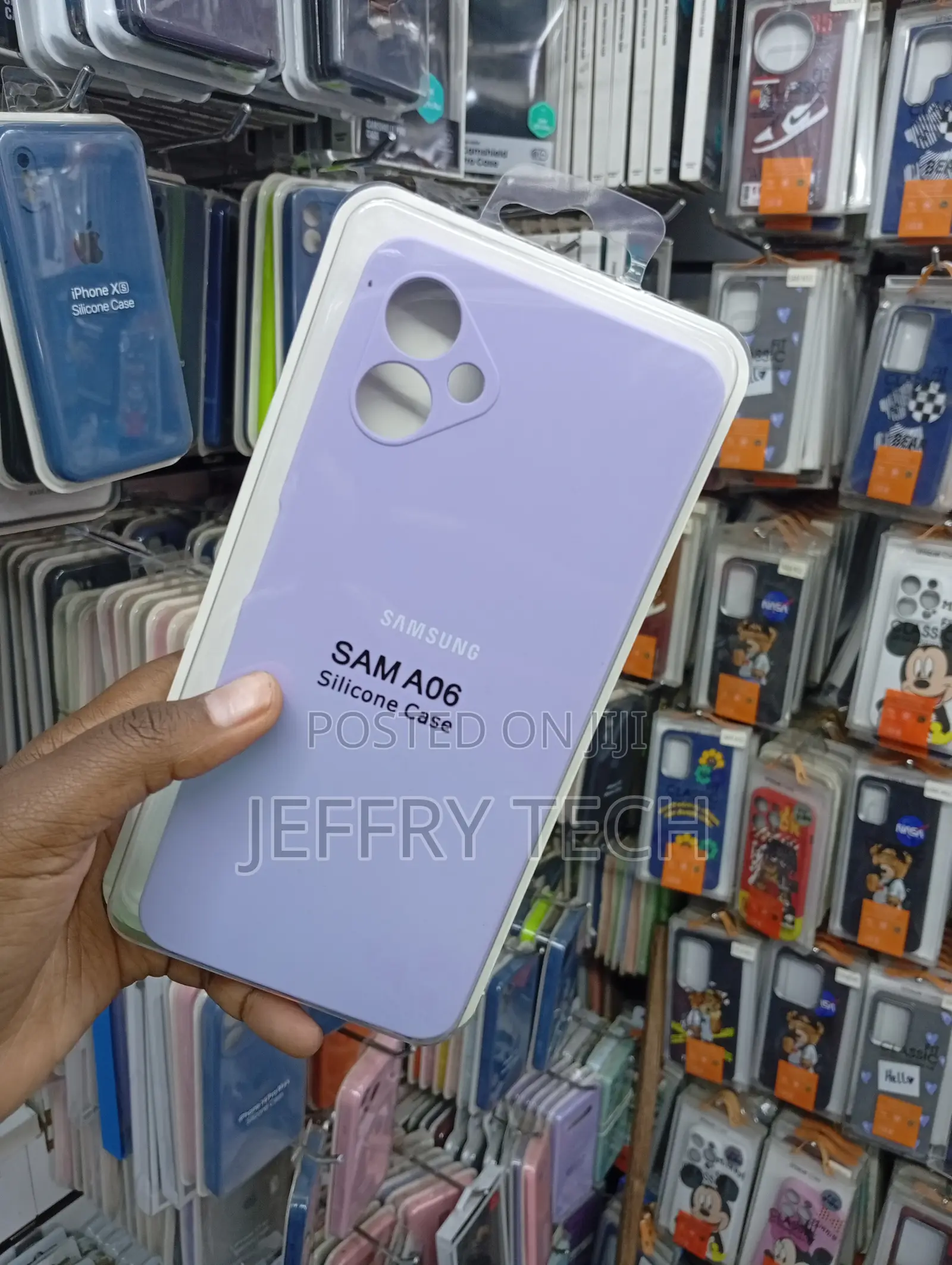 Samsung Galaxy A06 Generic Purple Soft Liquid Silicone Case