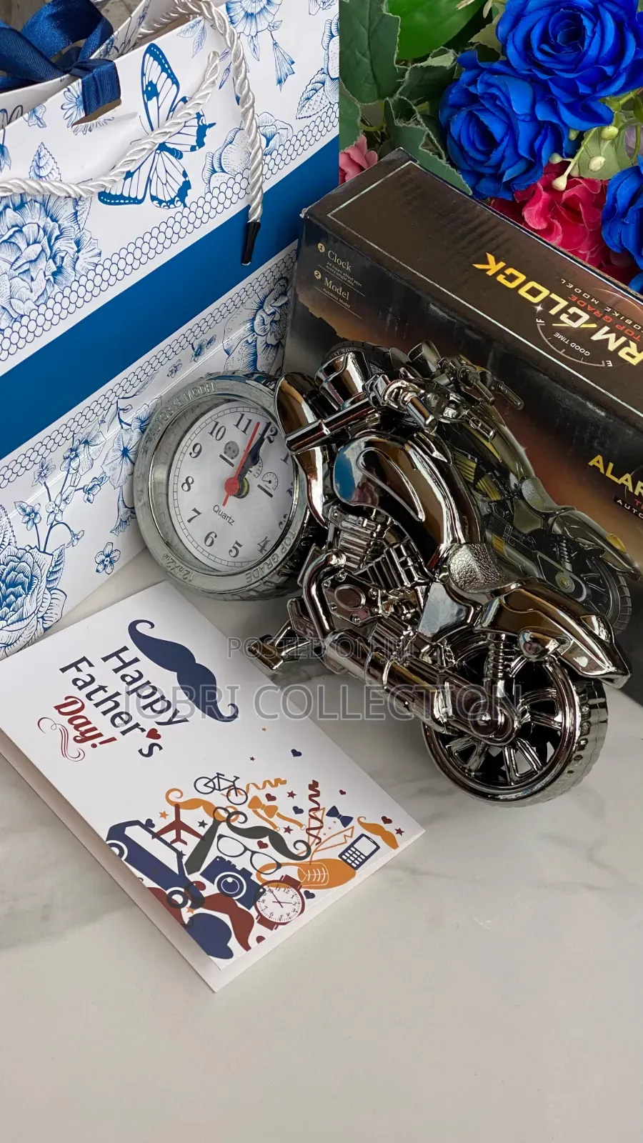 Fathers Day Crafted Alarm Clock Gift Pack