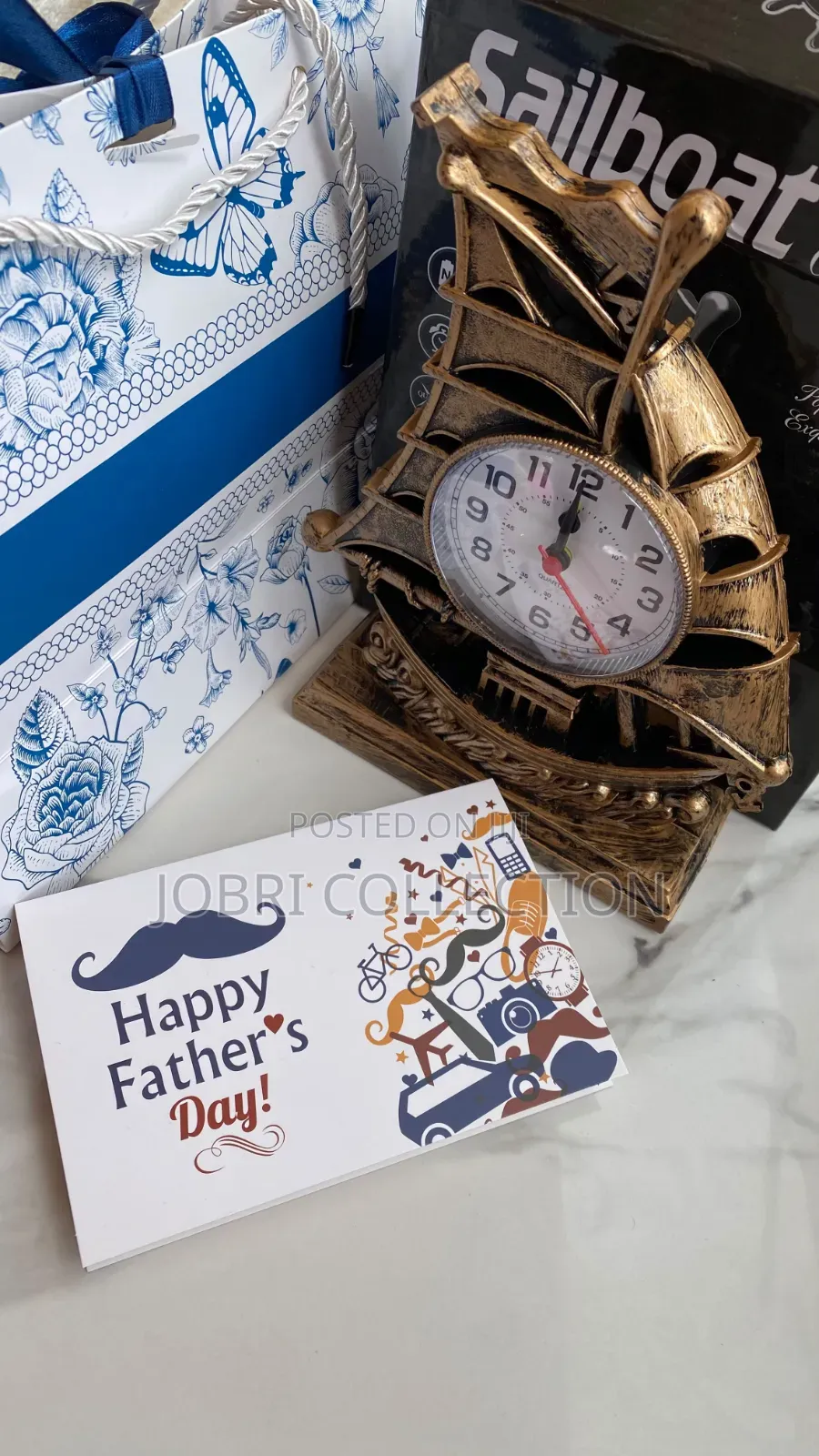 Fathers Day Crafted Alarm Clock Gift Pack