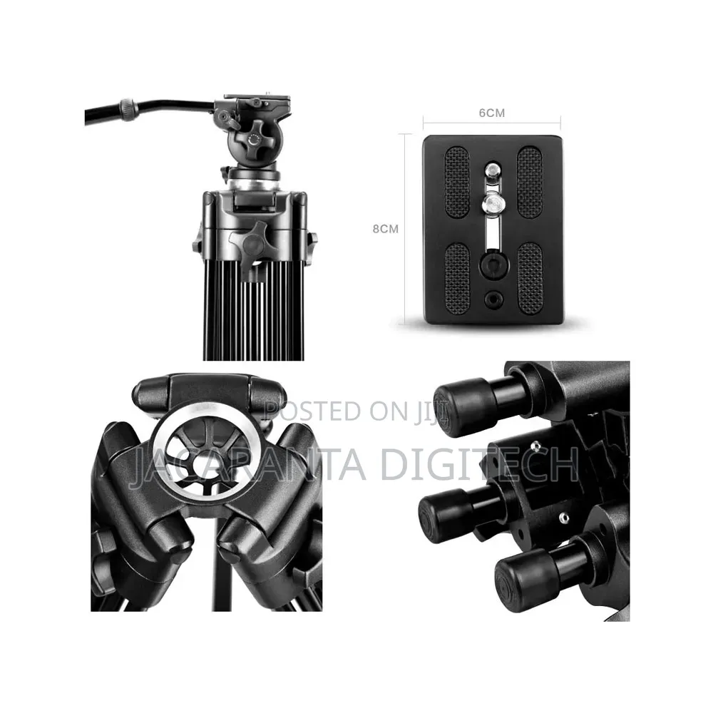 Weifeng Wf-717 Professional Tripod With Fluid Hydraulic Head