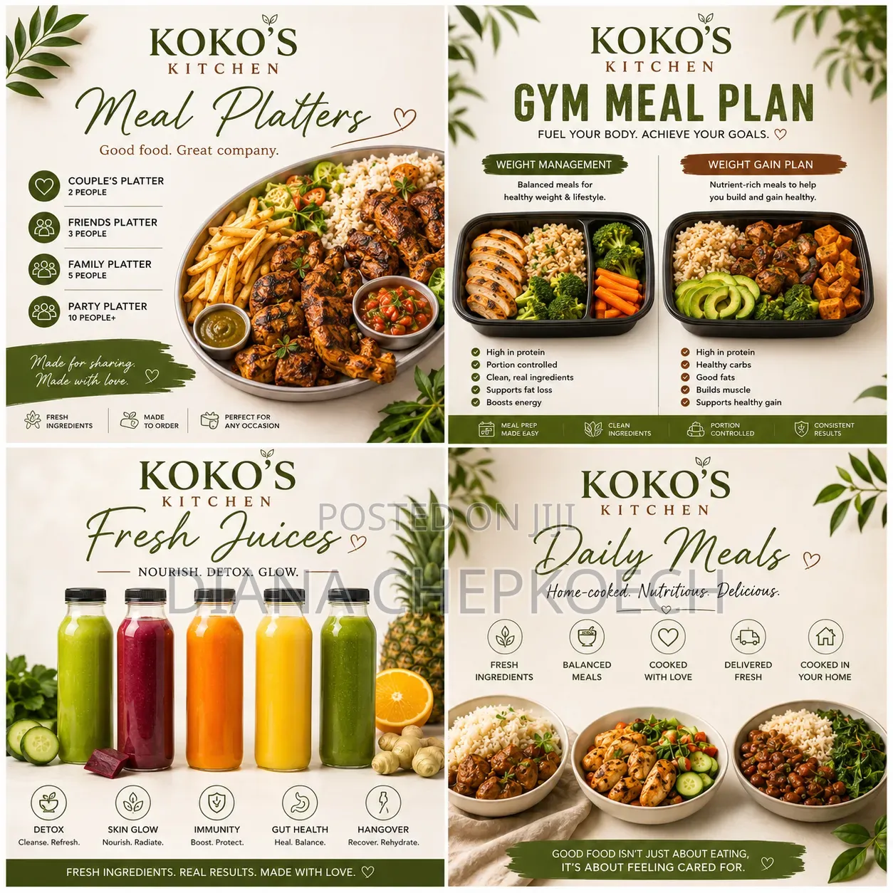 Koko's Kitchen Services.