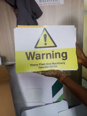 Construction Site Signage Printing Nairobi (A3) – KSH 500
