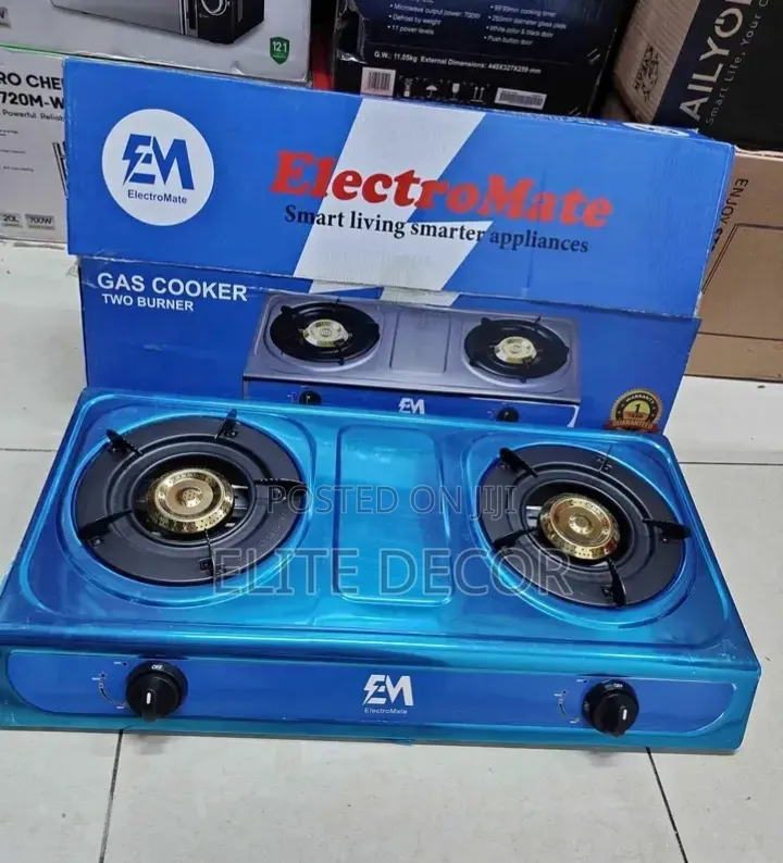 Electromate Stainless Double Burner Cooker