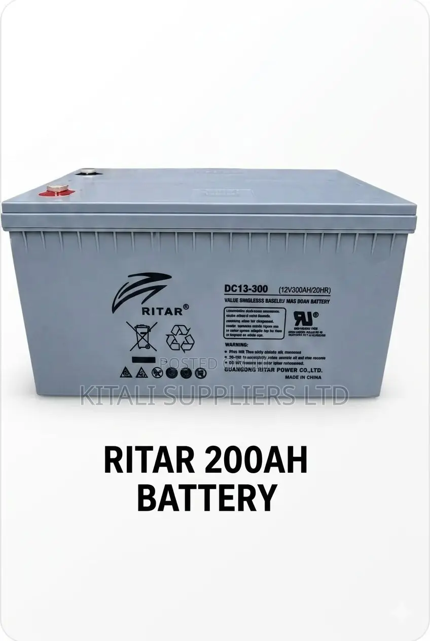 Ritar 200ah 12v Solar Gel Deep Cycle Battery