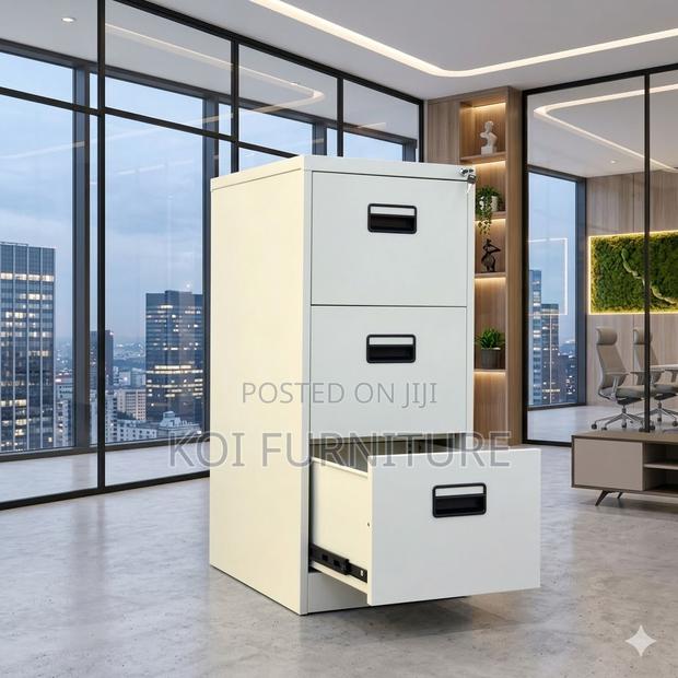 Office Cabinet; Three Drawers Steel Compart Cabinet - thumbnail 3