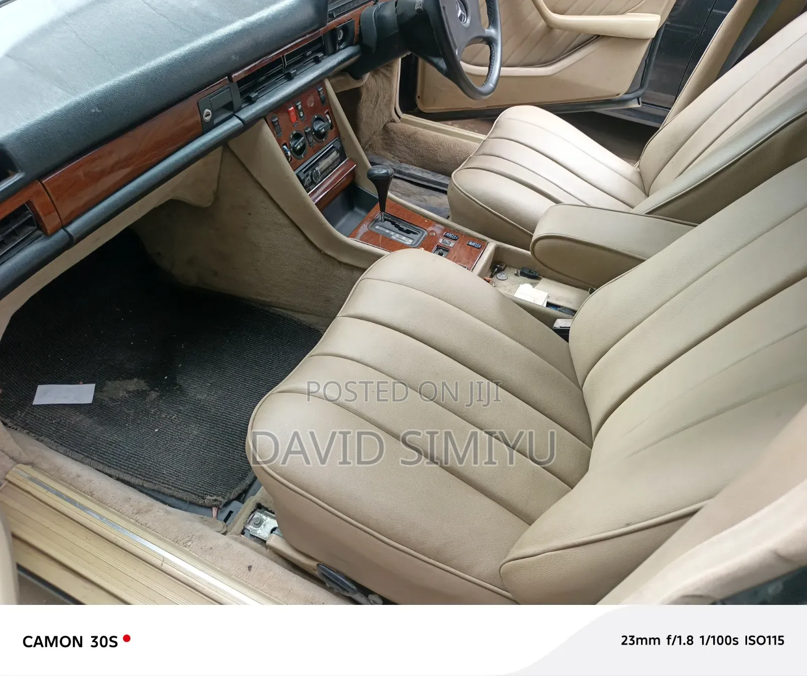 Mercedes-Benz 300E 1989 Black