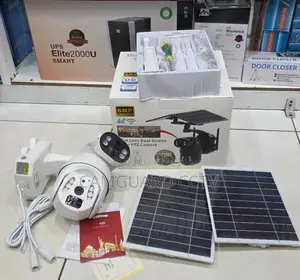 6mp Ubox 4g Solar Security Camera Dual Lenses and Remote Monitoring
