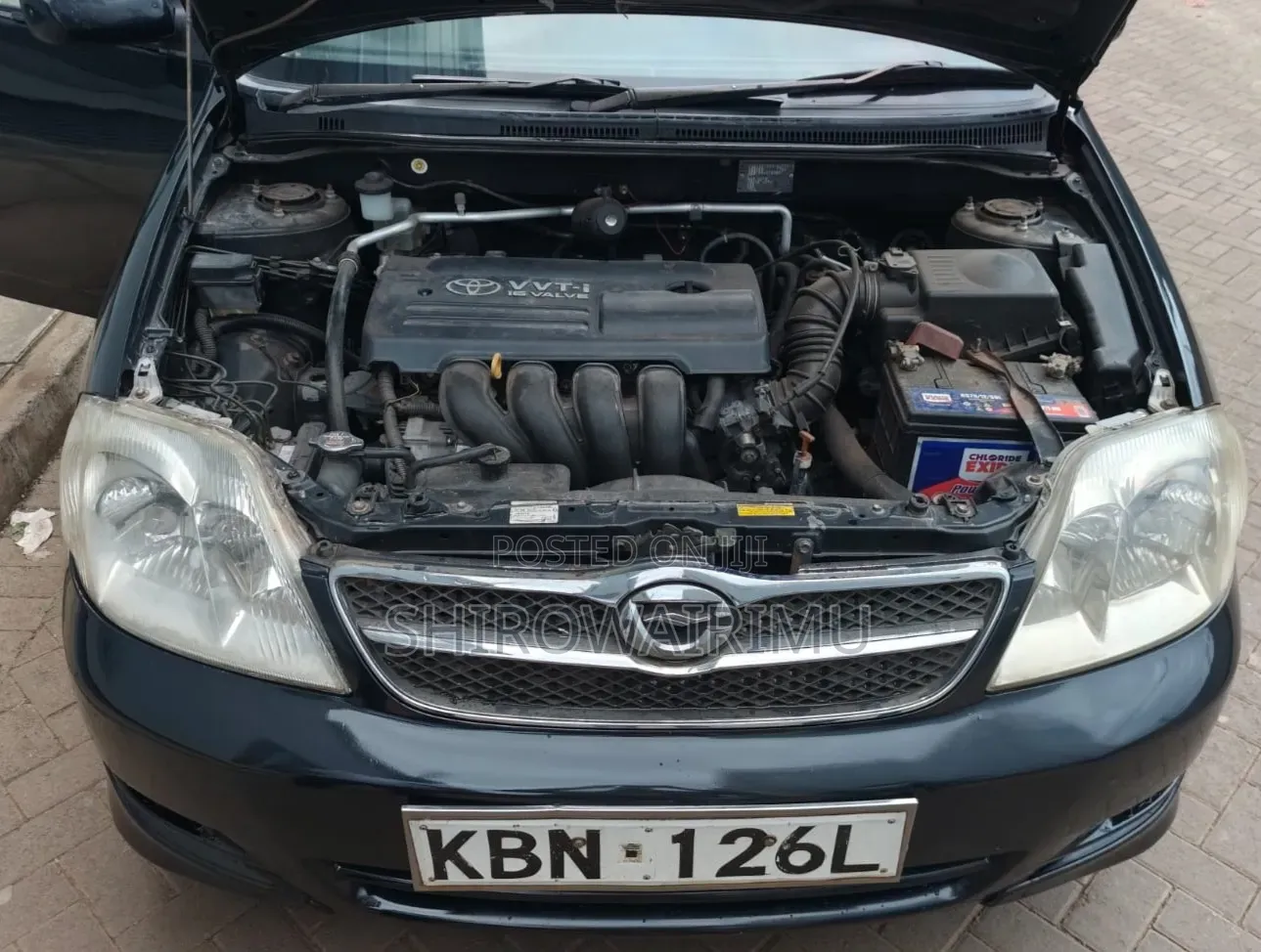 Toyota Corolla Fielder 2004 Matt Black