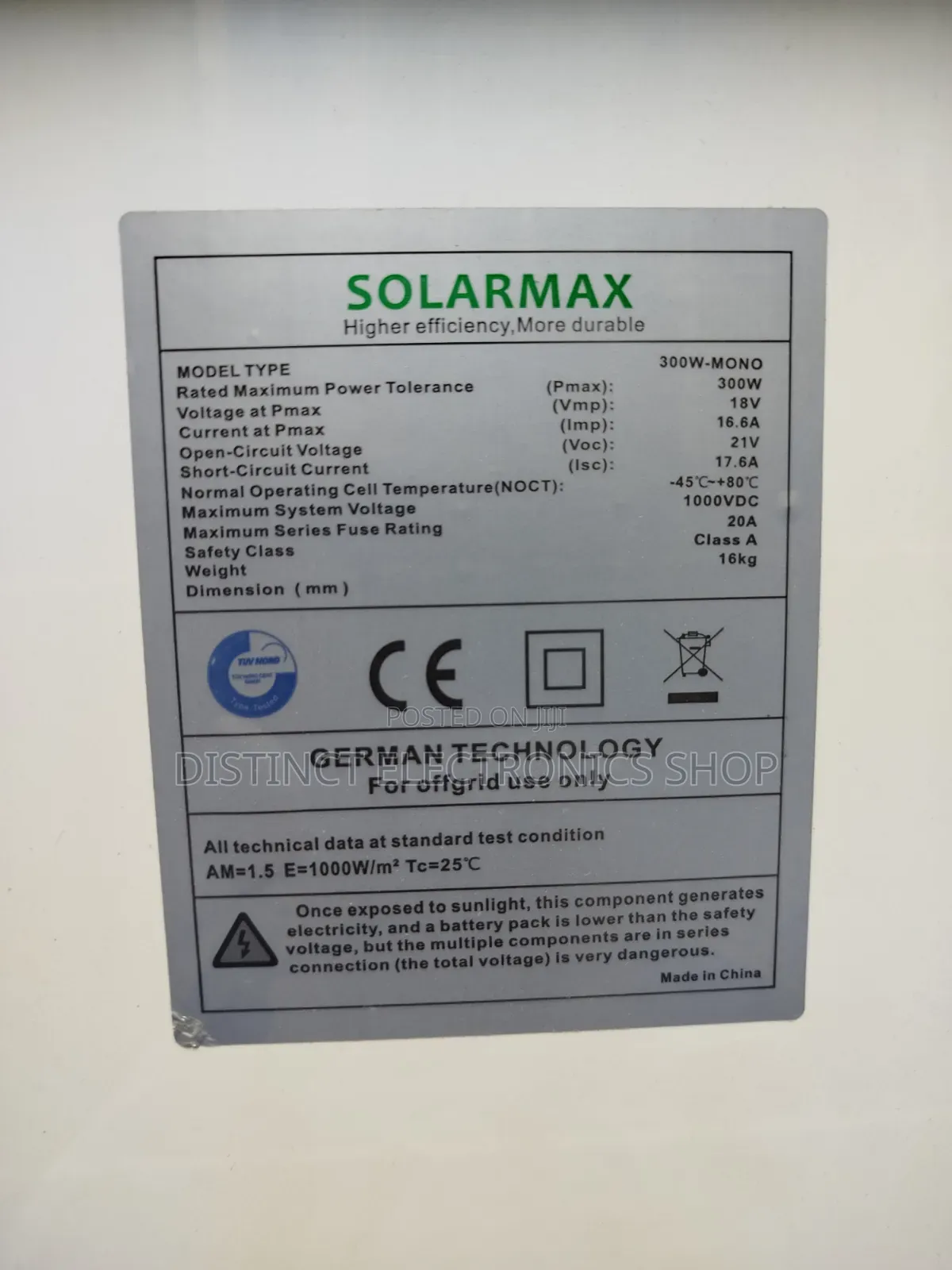 300watts Solar Panel