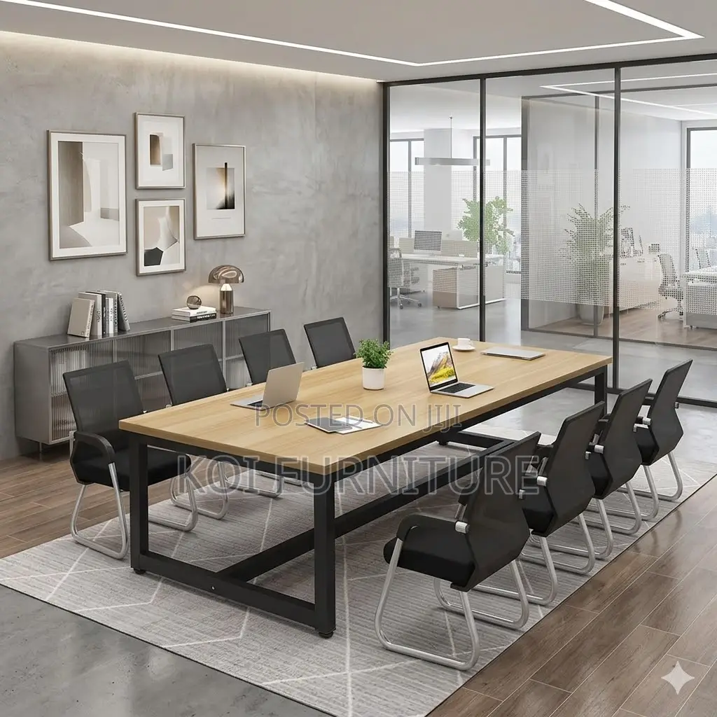 Boardroom Table; Premium 2.4 Meters Long Conference Boardroom Table
