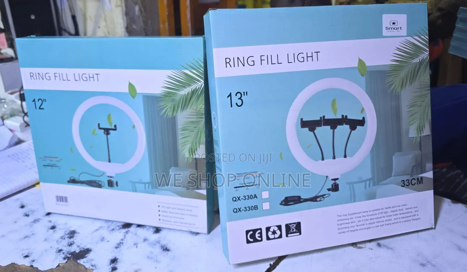 Ring Fill Light With Stand, 10",12",13"