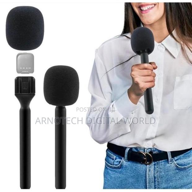 Lavalier Handheld Wireless Microphone Adapter With Windshield Foam - thumbnail 2