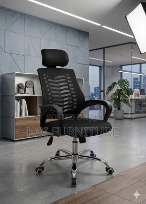 Office Chairs; Ergonomic High Back Chair With Reclining Headrest
