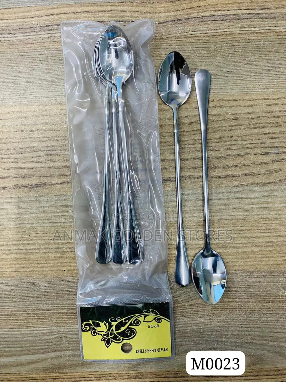 Heavy Gauge Long Tea Spoons – 6pcs Set