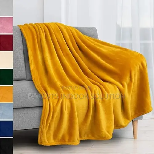 Sunset Desert Scenery Fleece Throw