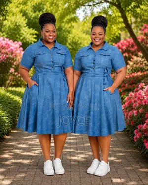 Denim Skater Dress