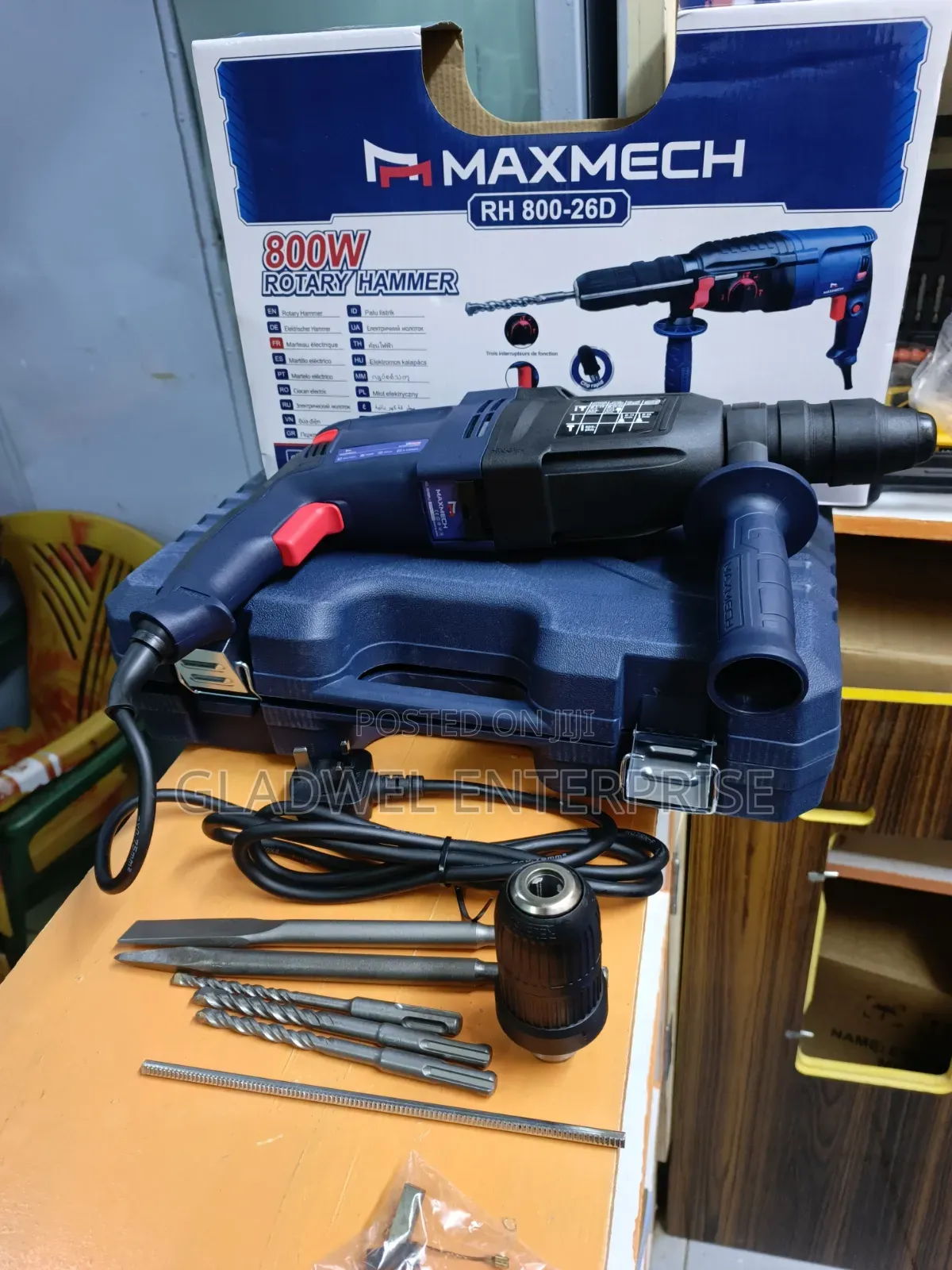 Machine Electric Rotary Hammer Drill 800watts