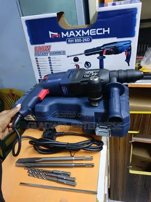 Affordable Maxmech Rotary Hammer Drill 800watts With Extra Chark
