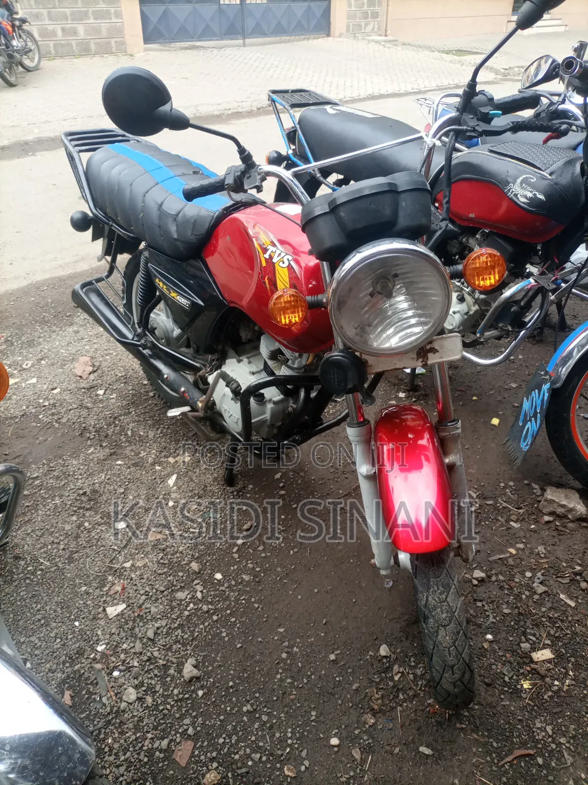 TVS XL 100 2023 Red