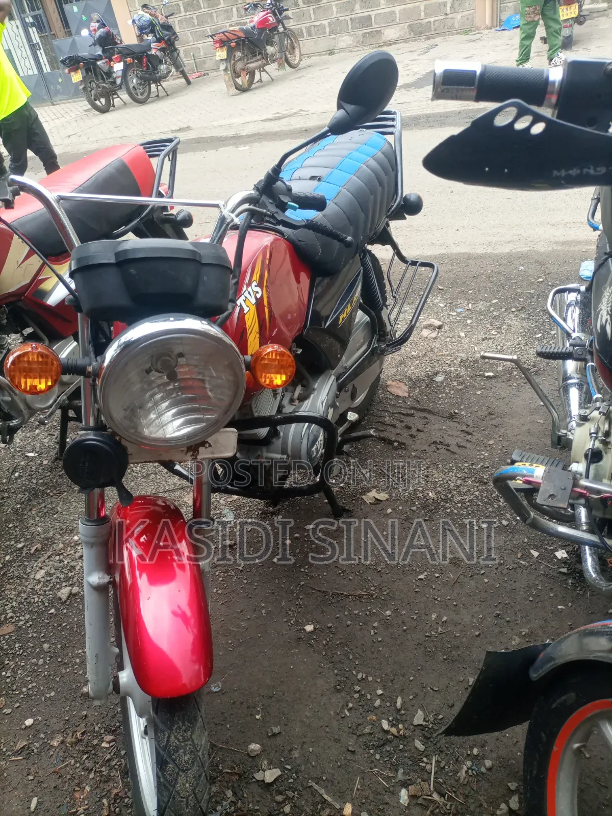 TVS XL 100 2023 Red