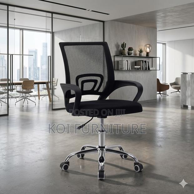 Office Chairs; Mesh Ergonomic Clerical Breatelle Chair - thumbnail 4