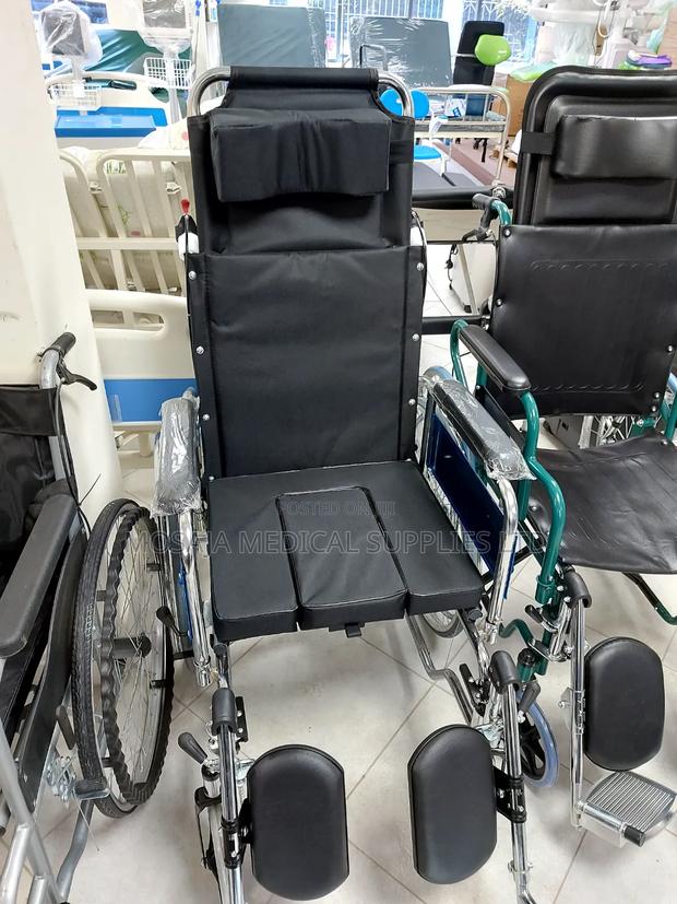 Reclining Wheelchair With Commode - thumbnail 2