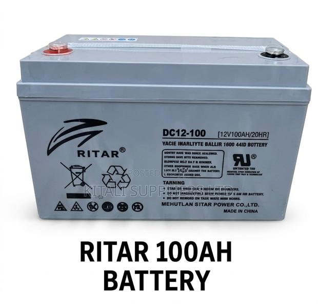 Ritar 100ah 12v Solar Gel Deep Cycle Battery