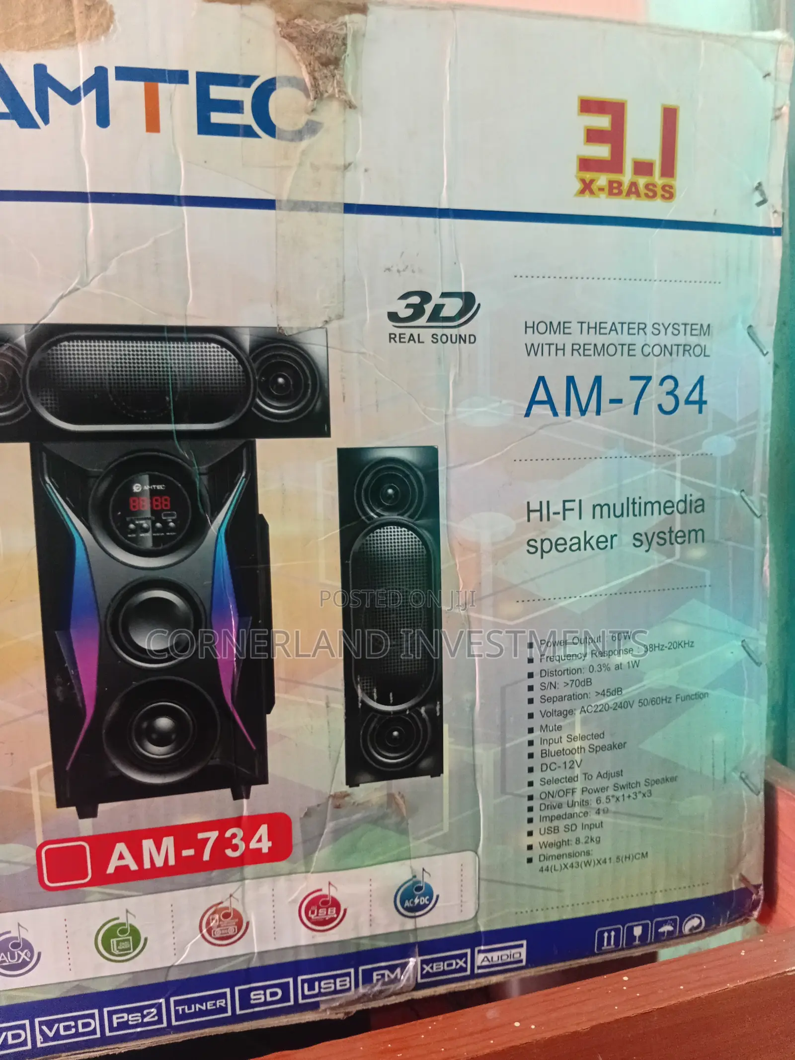 Amtec 3.1ch Am735 Sound System