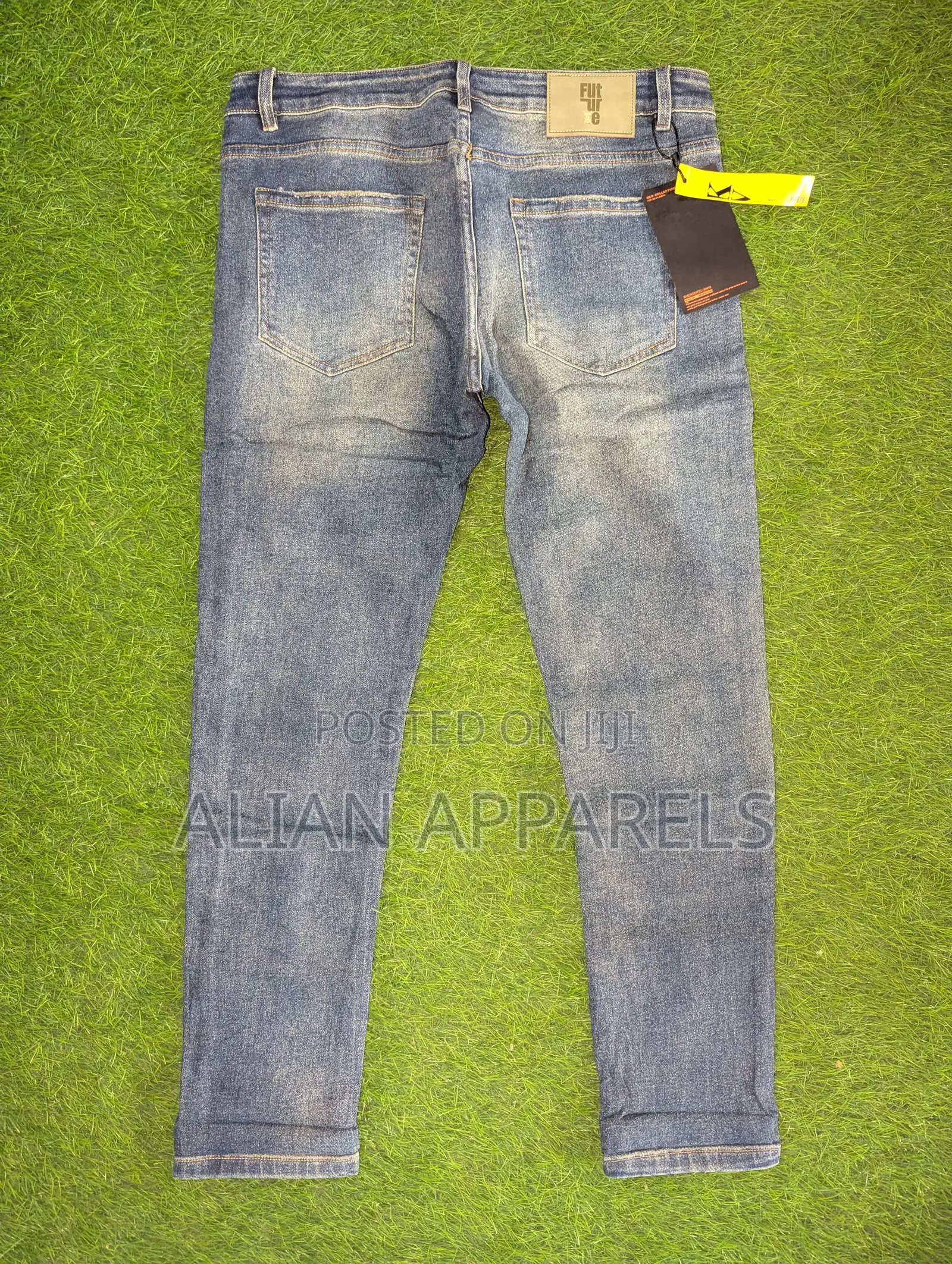 Men Jeans Mid-Wash Blue Denim Jeans