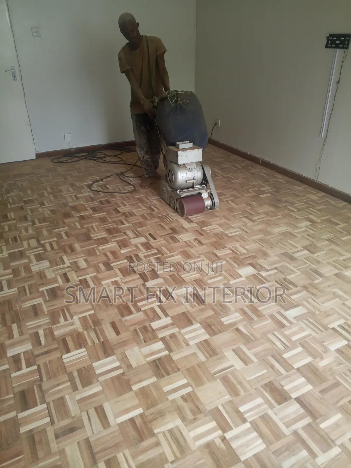 Fiori Installation Sanding and Polishing