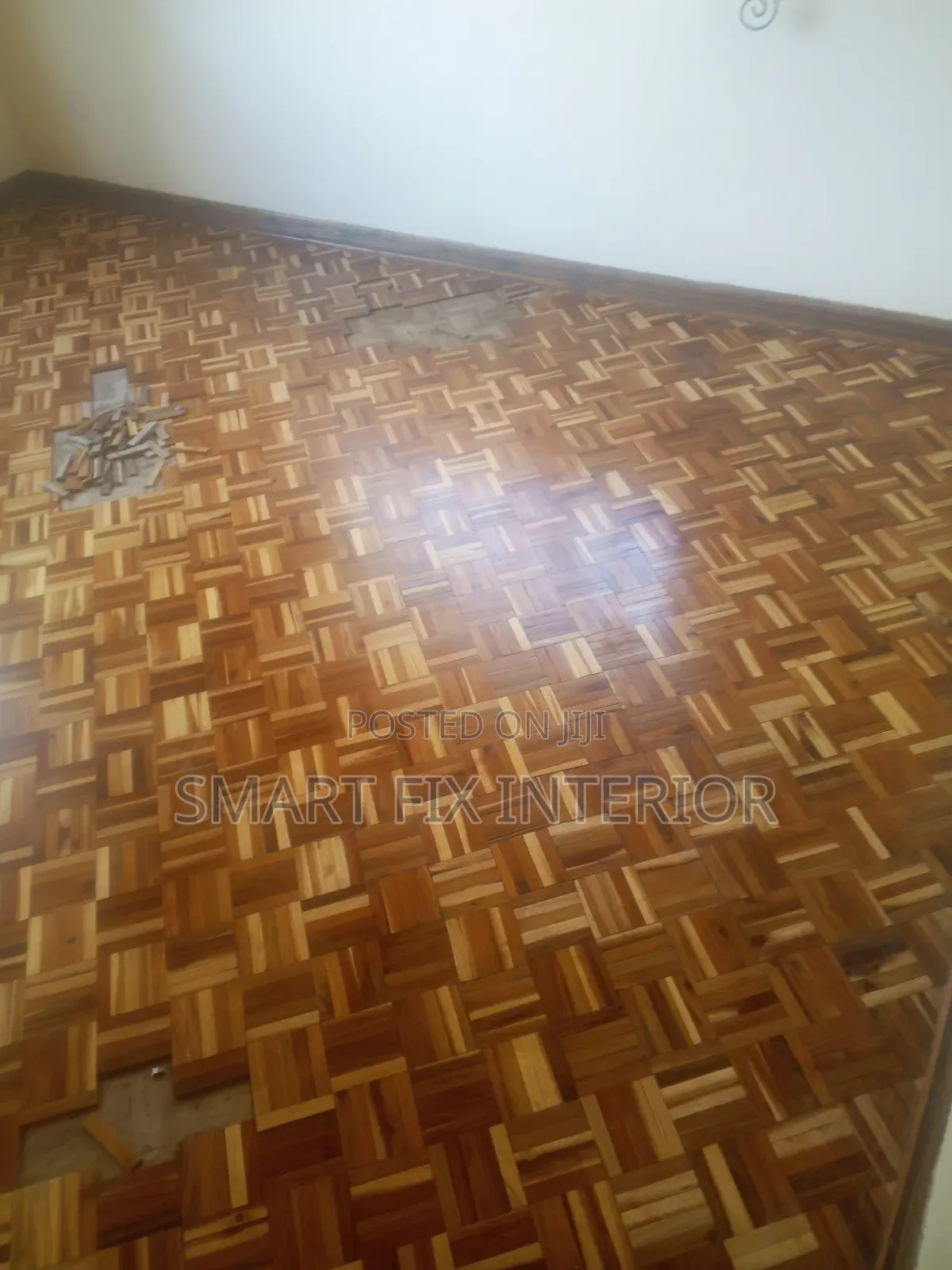 Fiori Installation Sanding and Polishing
