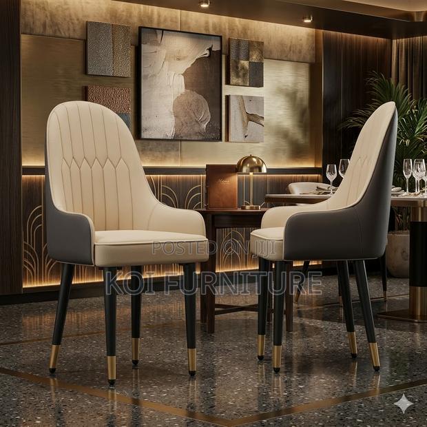 Dining Chairs; Upholstred Home Leather Dining Chairs