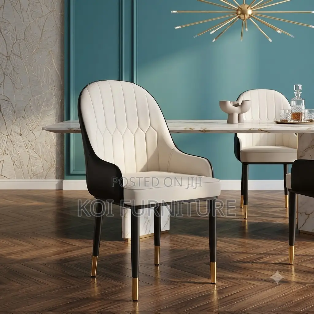 Dining Chairs; Upholstred Home Leather Dining Chairs