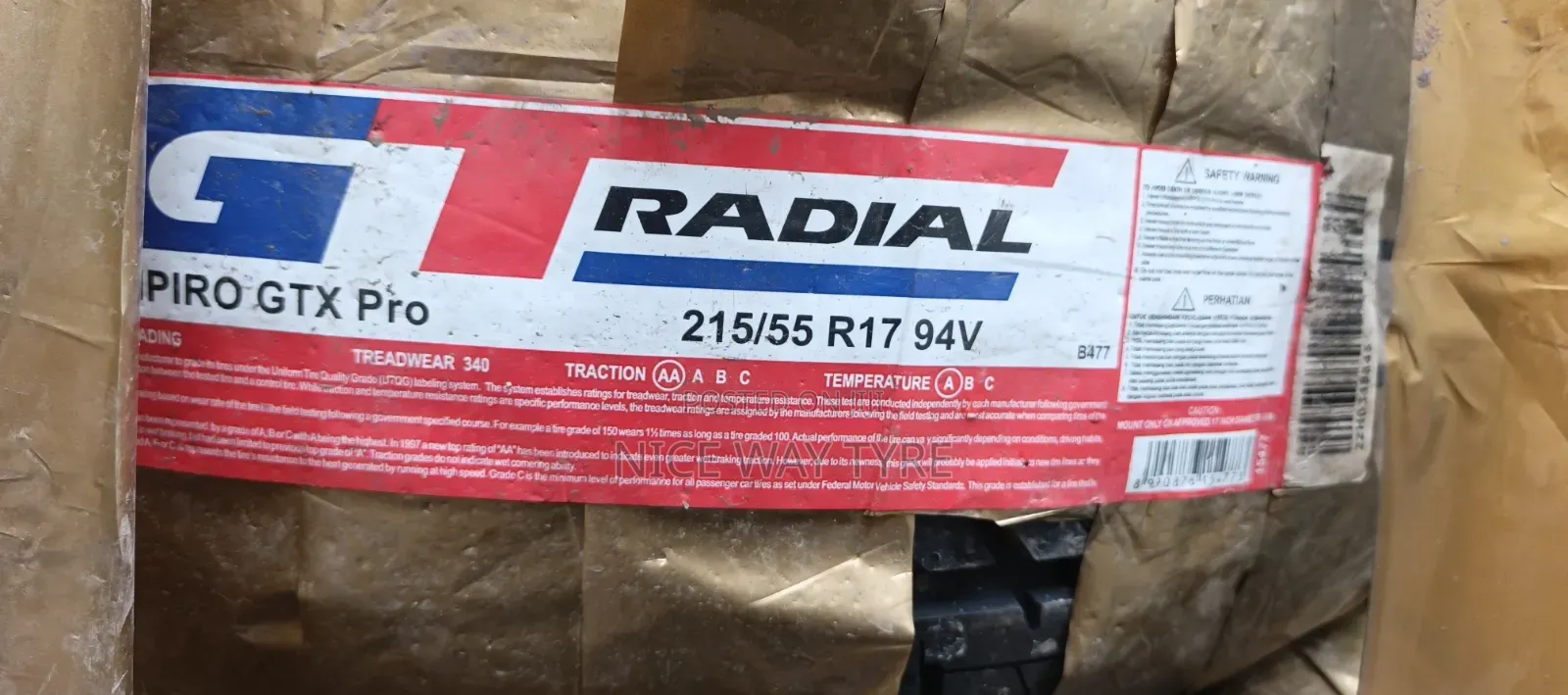 215/55r17 Gt Made in Indonesia