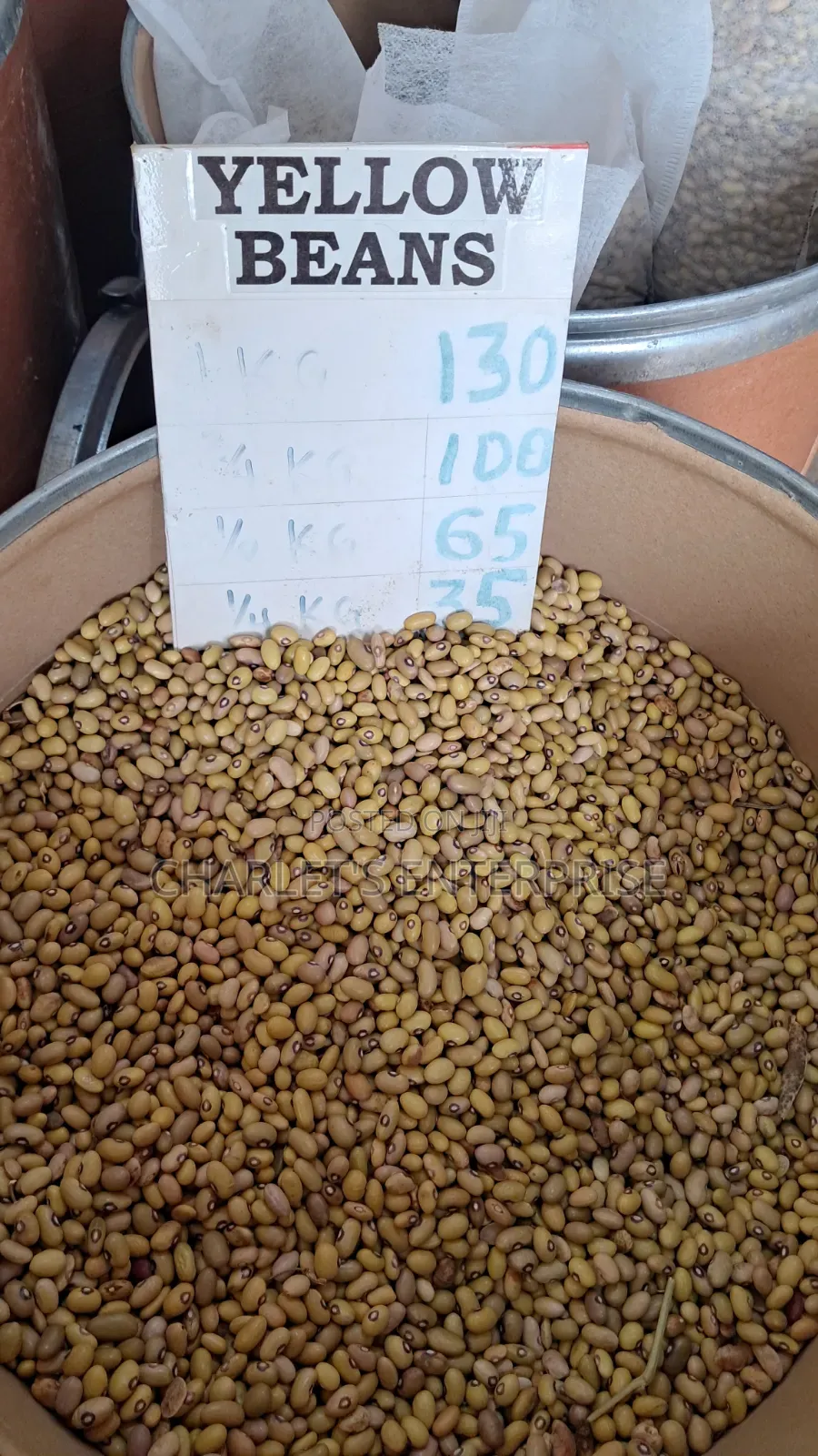 Well Dried Yellow Beans