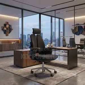 Office Chairs; Dual Backrest Orthopdic Office Fabric Reclining Chairs