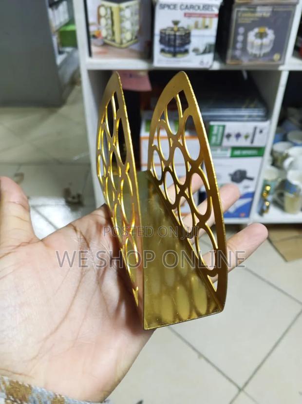 Gold And Black Serviette Holders - thumbnail 3