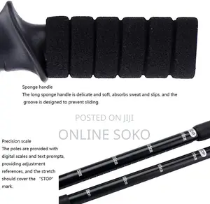 Telescopic Adjustable Hiking Mountaineering Treking Pole Walking Stick