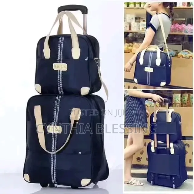 2 in 1 Travel Bag -With Wheels-Trolley