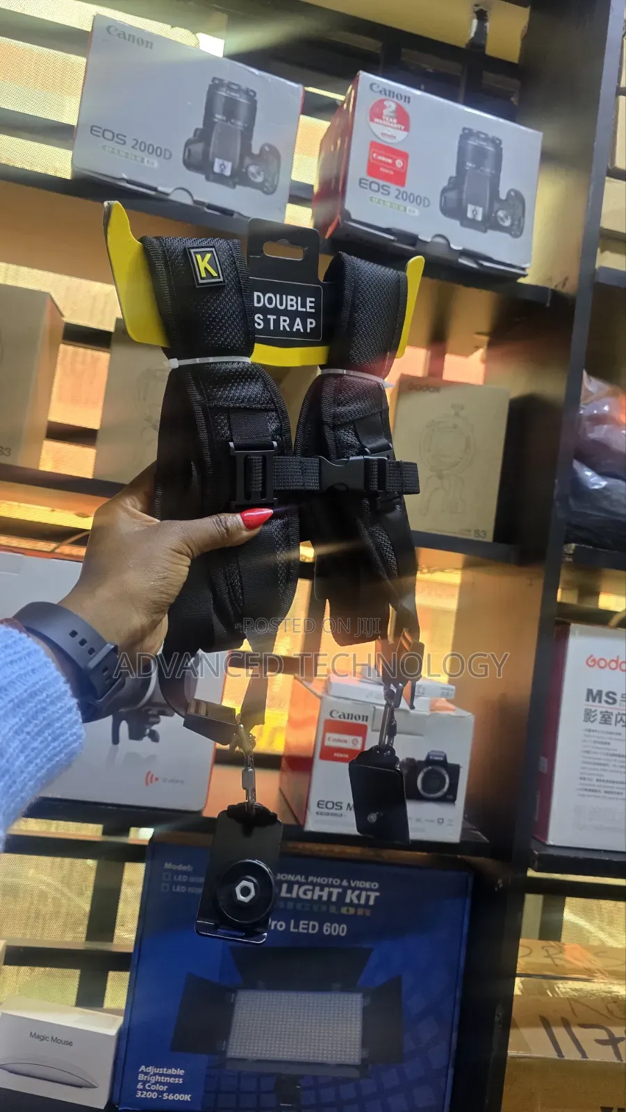 Camera Shoulder Double Strap