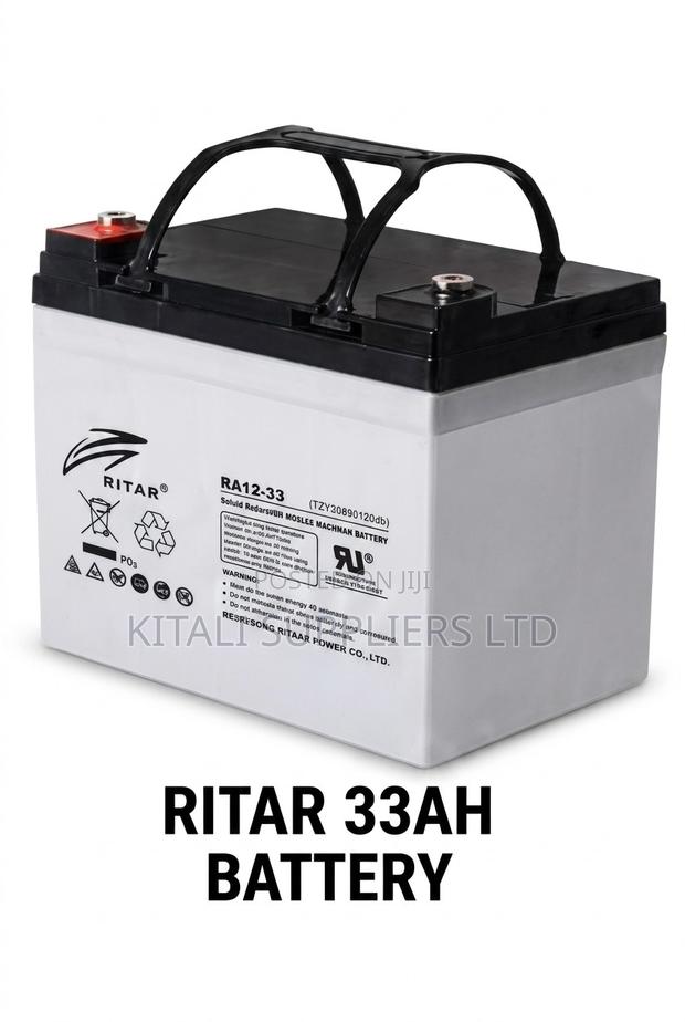 Ritar 33ah 12v Solar Gel Deep Cycle Battery
