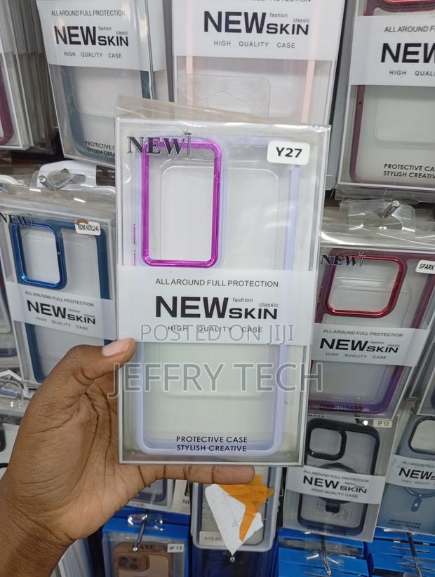 Vivo Y27 Vibrant Metallic-Purple Accent Frame Case