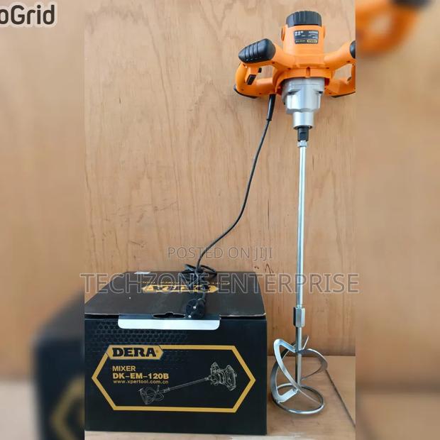 Dera Paint and Plaster Mixer 1400w With Wheels Handle 