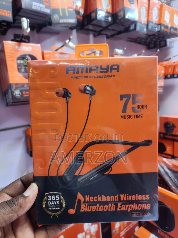 Amaya Aep-E10d Neckband Wireless Bluetooth Earphone.